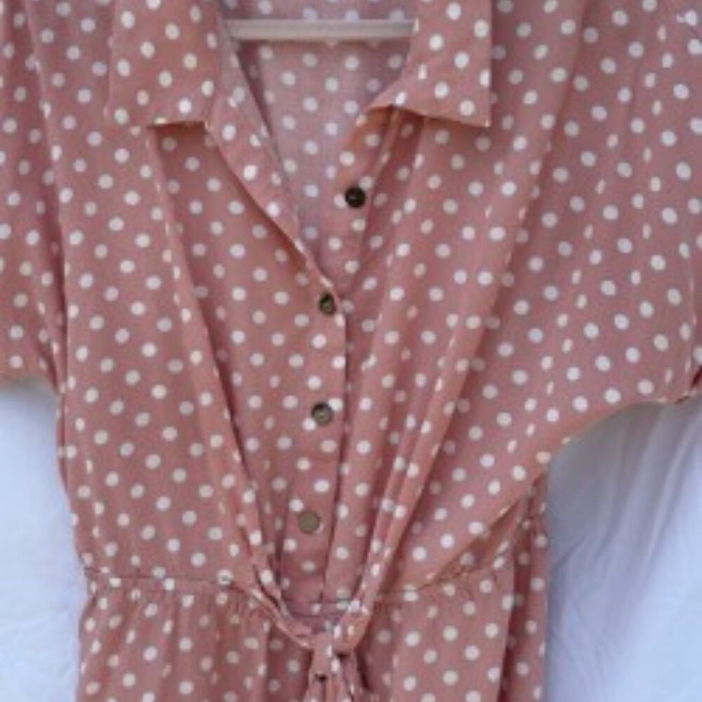 Cute Pink Women summer dress- Mid Thigh. Perfect wedding guest dress